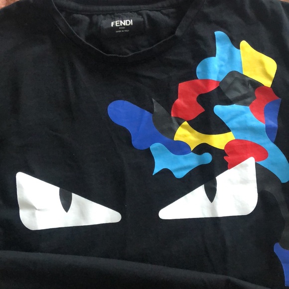 New FENDI monster eyes Tee shirt - Picture 6 of 9